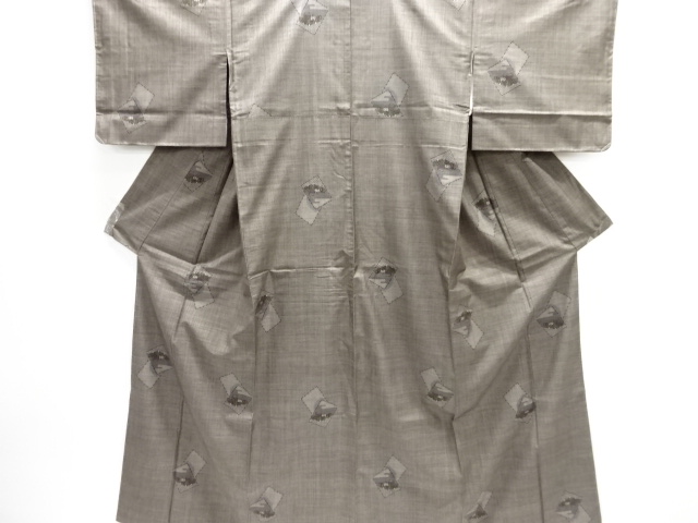 Japanese Kimono / Tsumugi Omeshi Silk